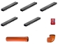 Preview: ACO Entwässerungsrinne 8er Set Länge 1 Meter, 1 x KG Bogen 110/87 Grad, 1 x KG Rohr 110/1000, 1 x Schnurwasserwaage